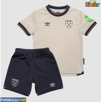 West Ham United Tomas Soucek #28 Auswärts Trikotsatz Kinder 2025-26 Kurzarm (+ Kurze Hosen)
